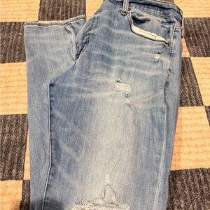 American Eagle Outfitters 38x32 slim Classic distressed Blue Jeans